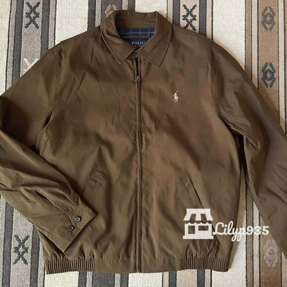 NWT Polo Ralph Lauren Men Classic Harrington Jacket – Brown - Picture 2 of 7